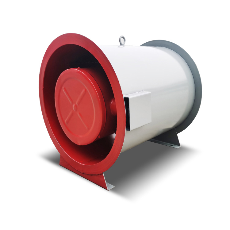 轴流式消防排烟风机的组成